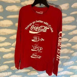 enjoy coca cola long sleeve tee shirt brand new